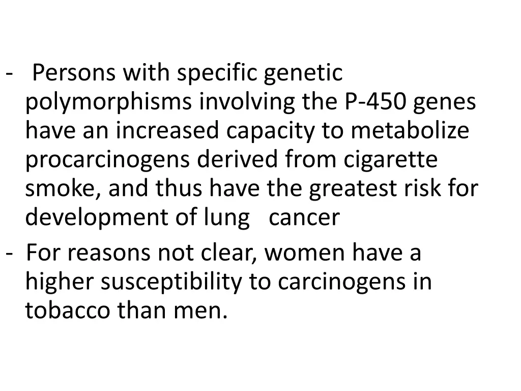 persons with specific genetic polymorphisms