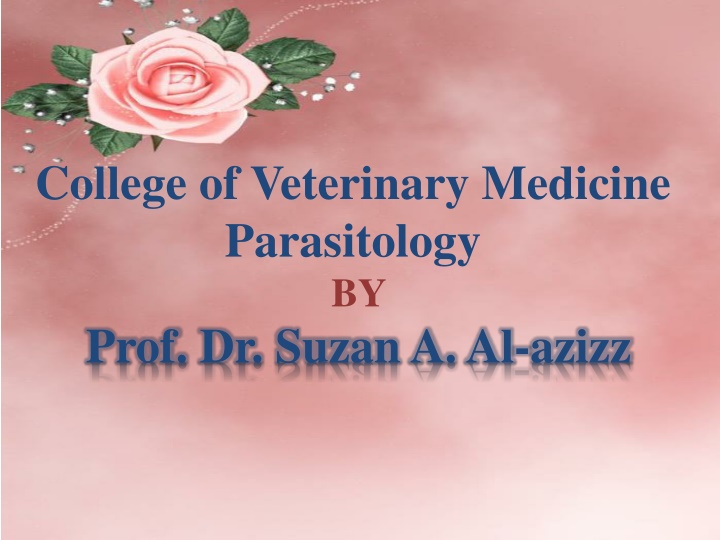 college of veterinary medicine parasitology