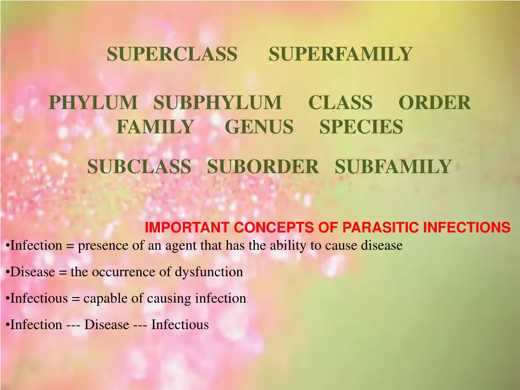 superclass superfamily