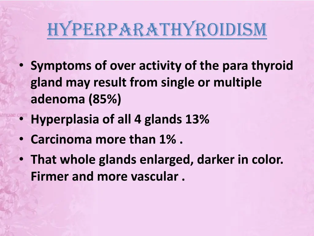 hyperparathyroidism