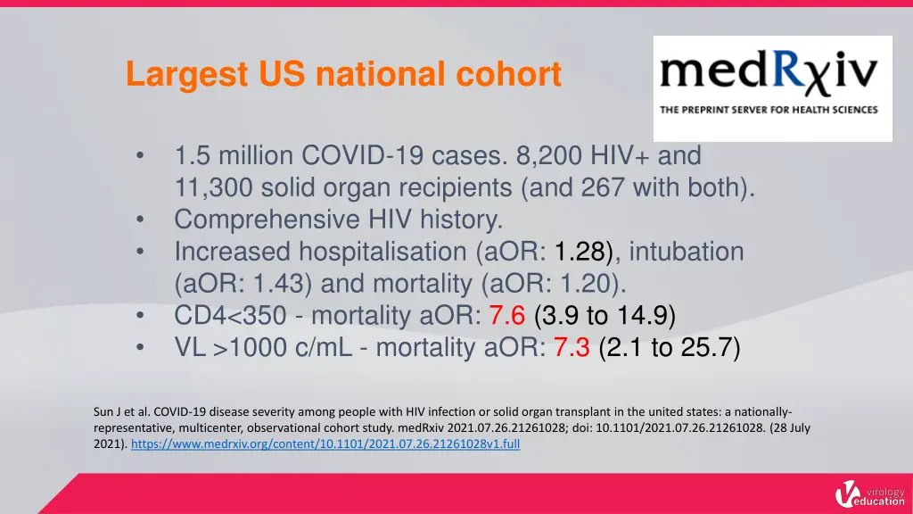 largest us national cohort
