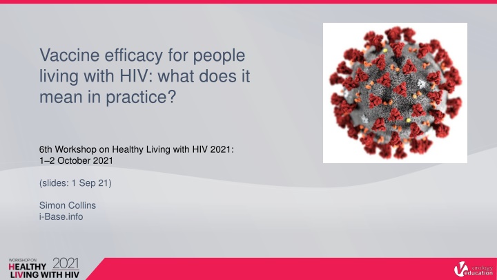 vaccine efficacy for people living with hiv what