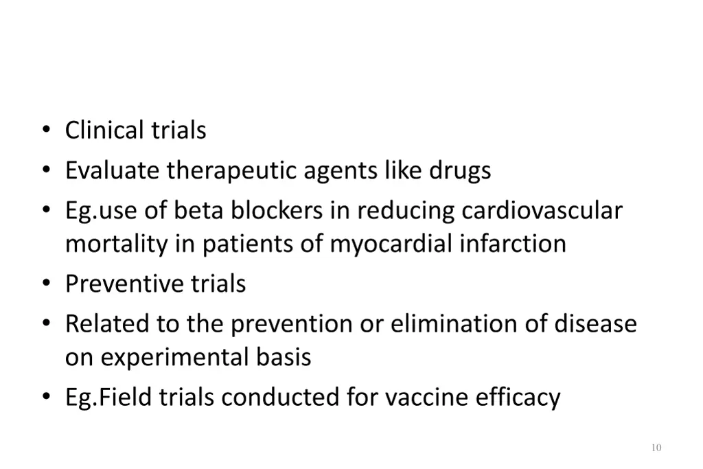 clinical trials evaluate therapeutic agents like