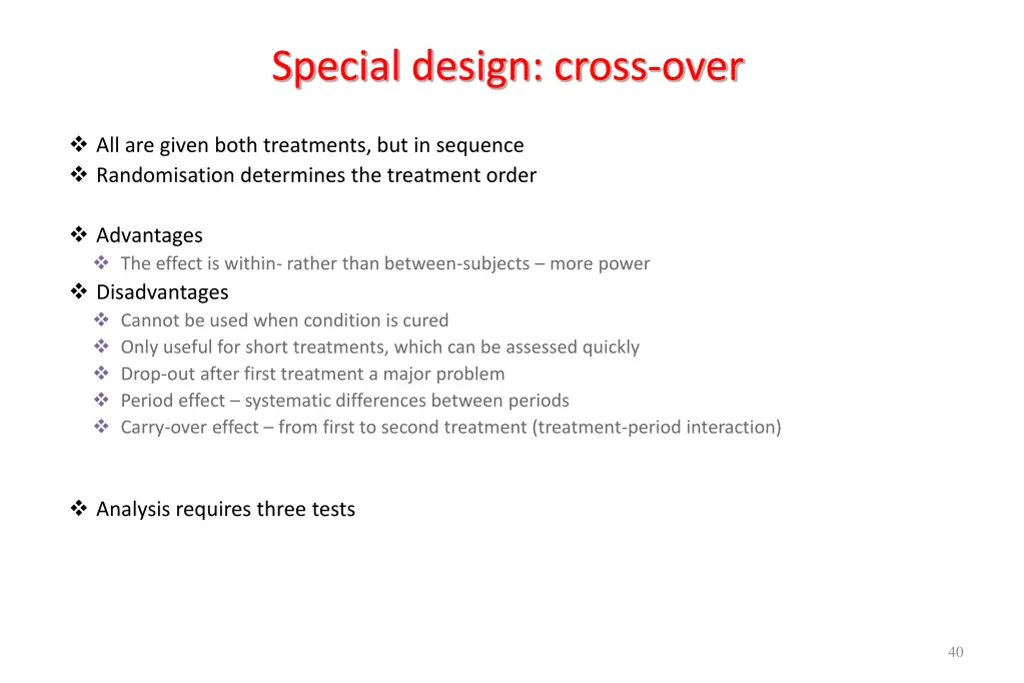 special design cross over