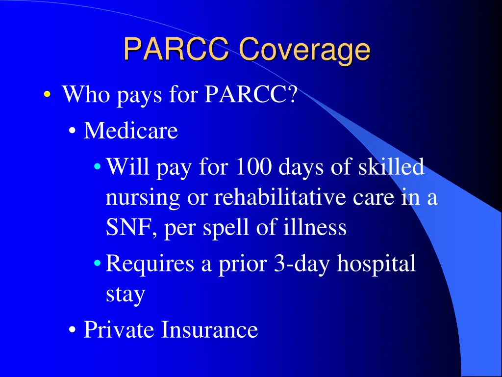parcc coverage