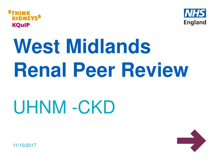 west midlands renal peer review