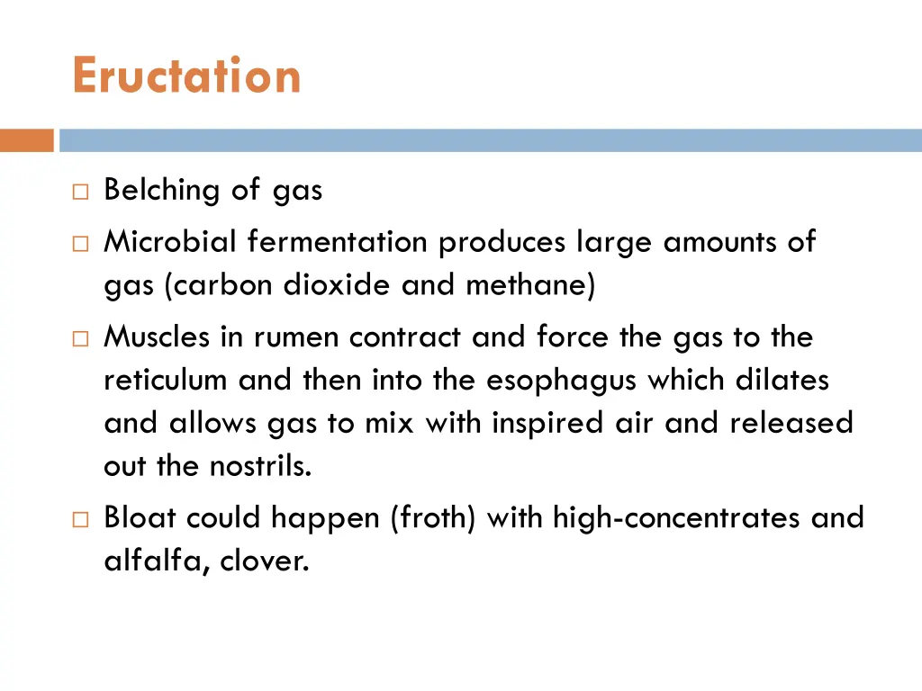 eructation