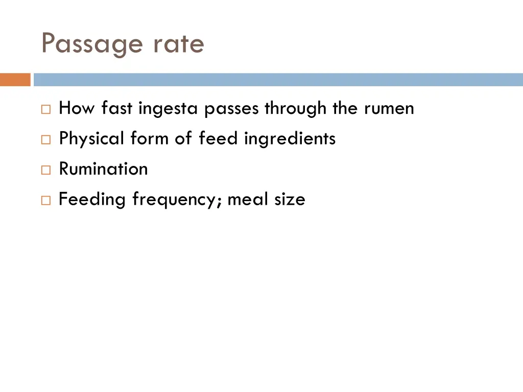 passage rate