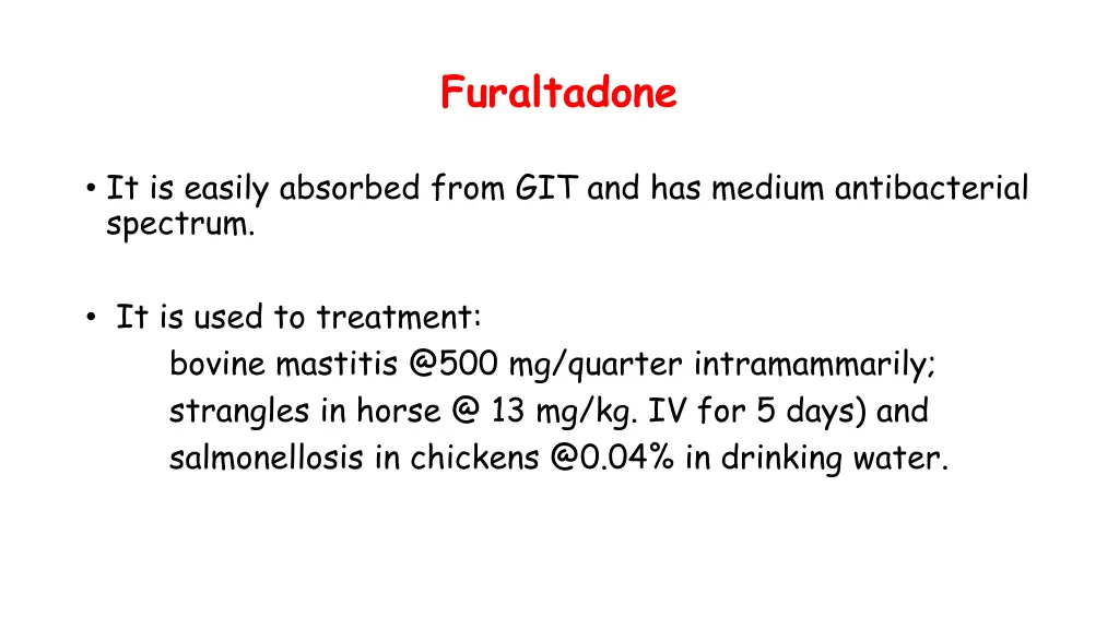 furaltadone