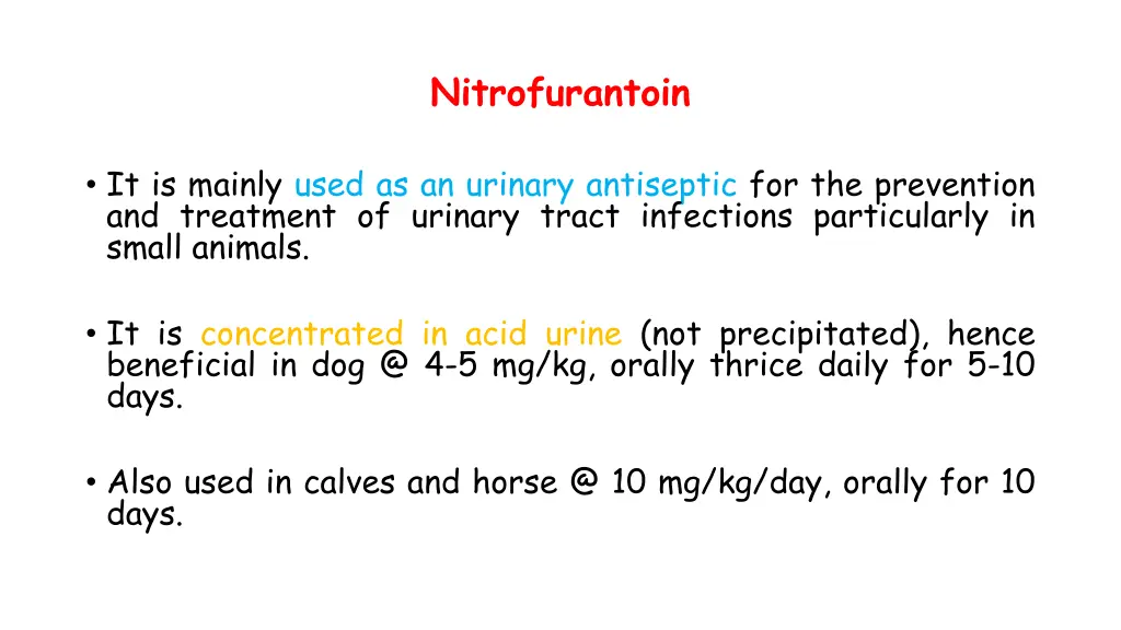 nitrofurantoin