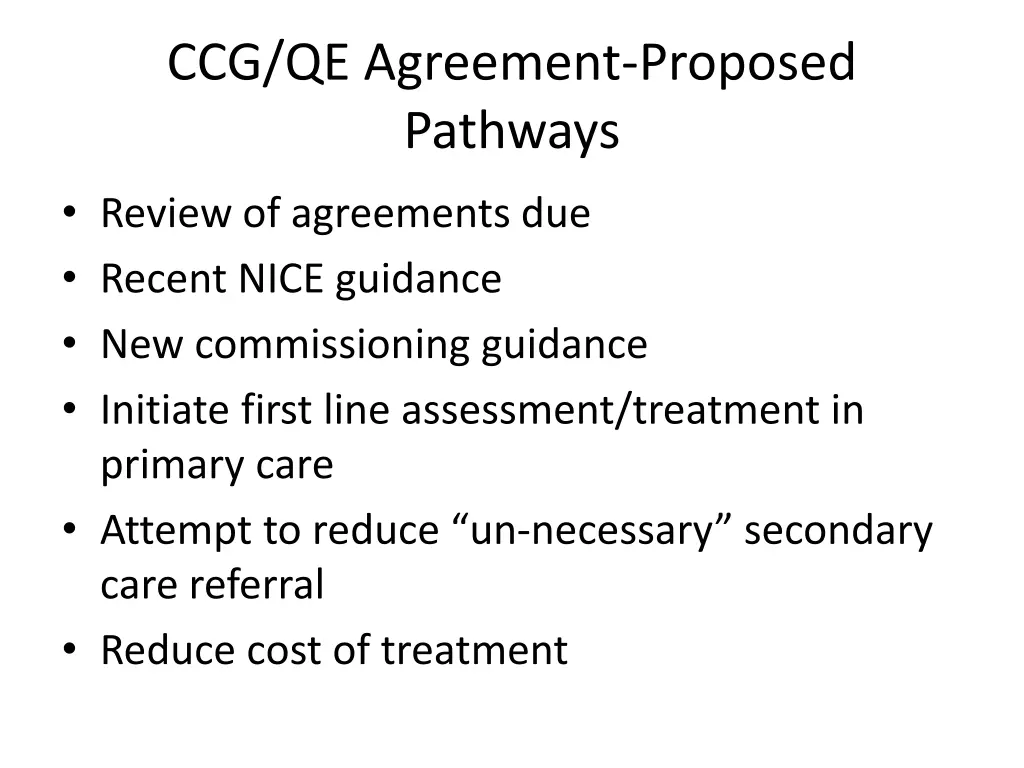 ccg qe agreement proposed pathways