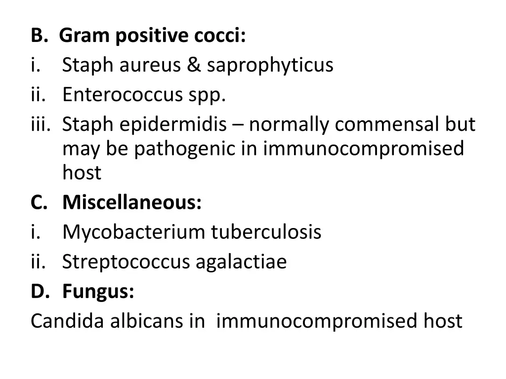 b gram positive cocci i staph aureus