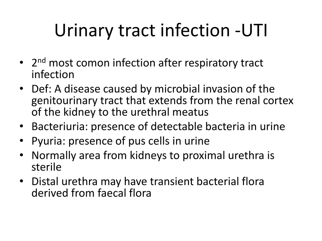 urinary tract infection uti