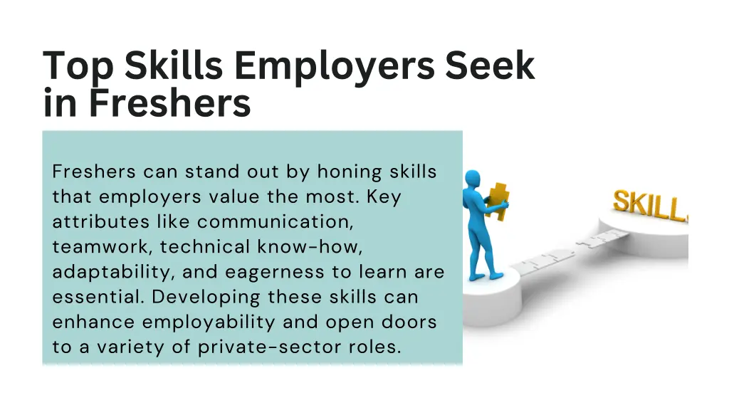 top skills employers seek in freshers