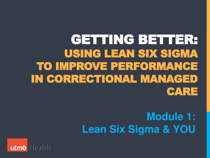getting better getting better using lean