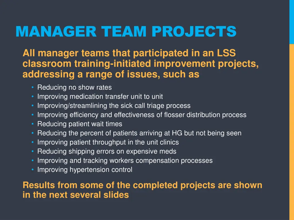 manager team projects