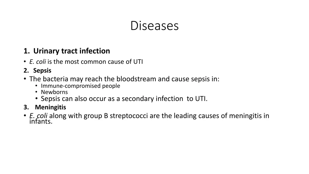 diseases