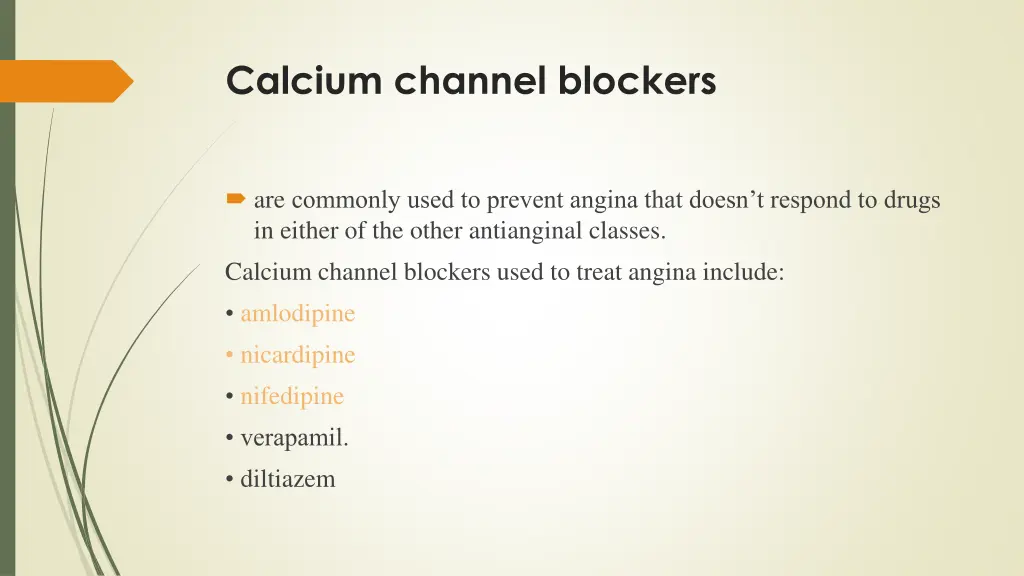 calcium channel blockers