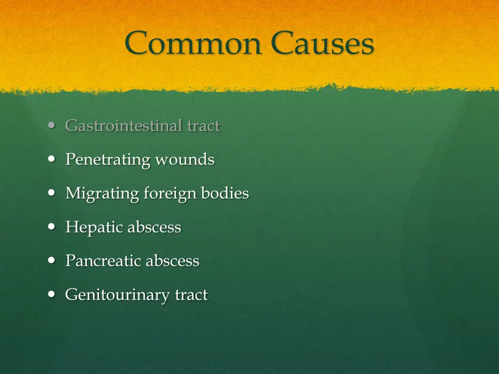 common causes 1
