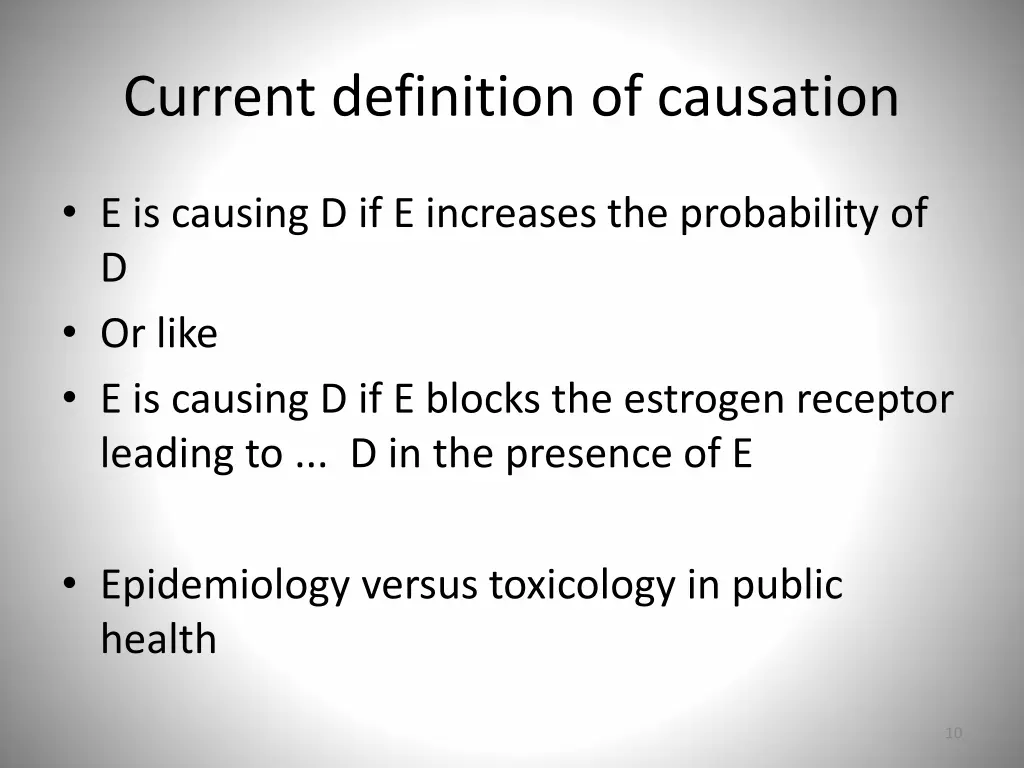 current definition of causation
