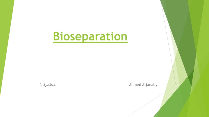 bioseparation