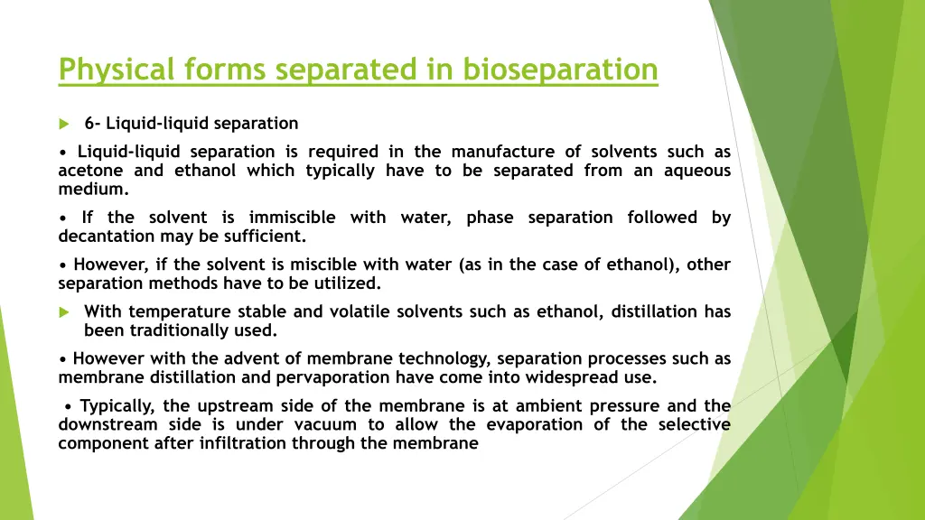 physical forms separated in bioseparation 4