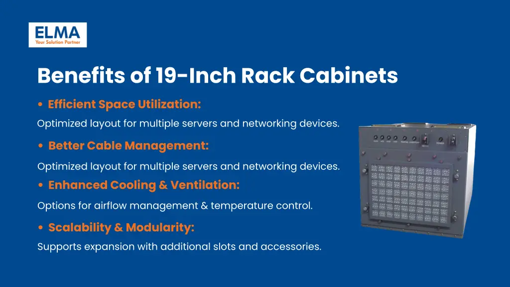 benefits of 19 inch rack cabinets efficient space