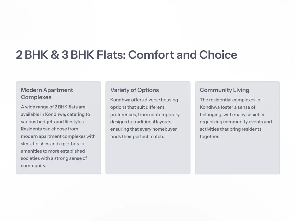 2 bhk 3 bhk flats comfort and choice