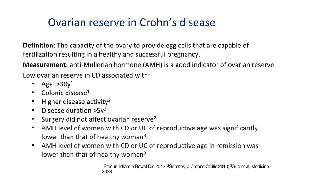 ovarian reserve in crohn s disease