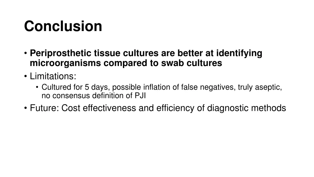 conclusion