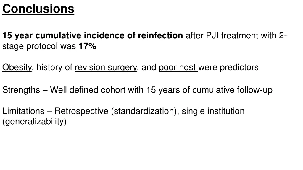 conclusions 1