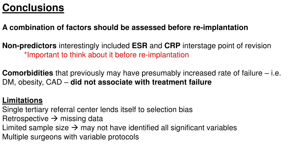 conclusions 2
