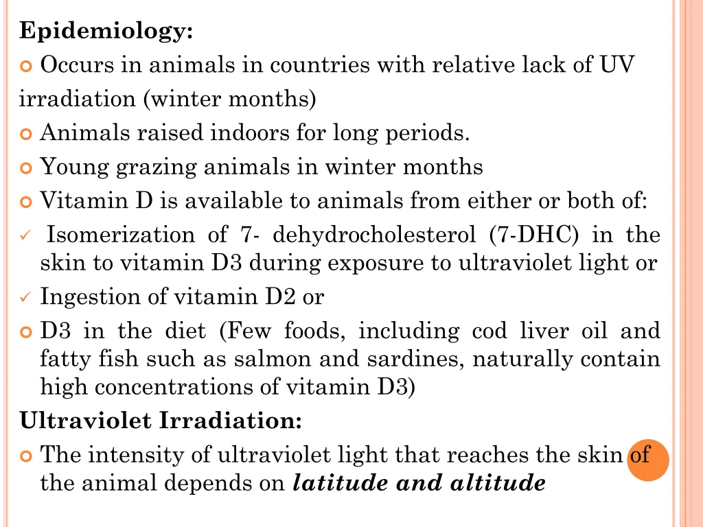 epidemiology occurs in animals in countries with