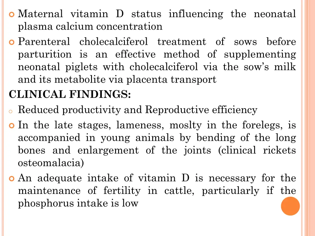 maternal vitamin d status influencing
