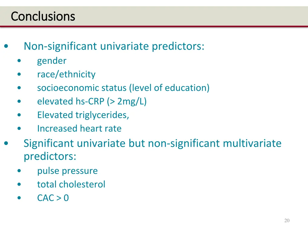 conclusions conclusions 1