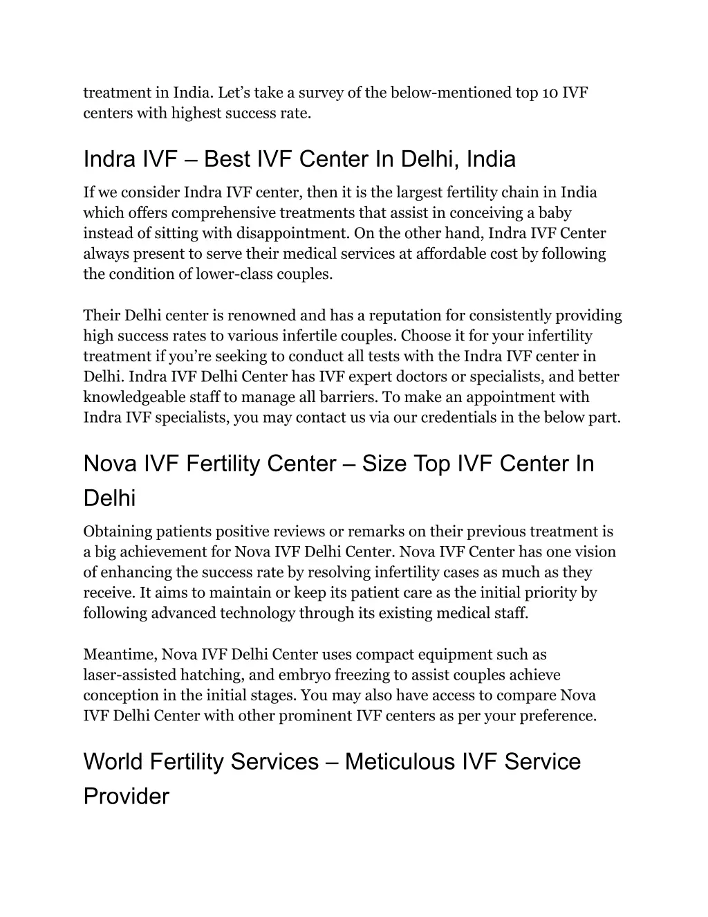 treatment in india let s take a survey