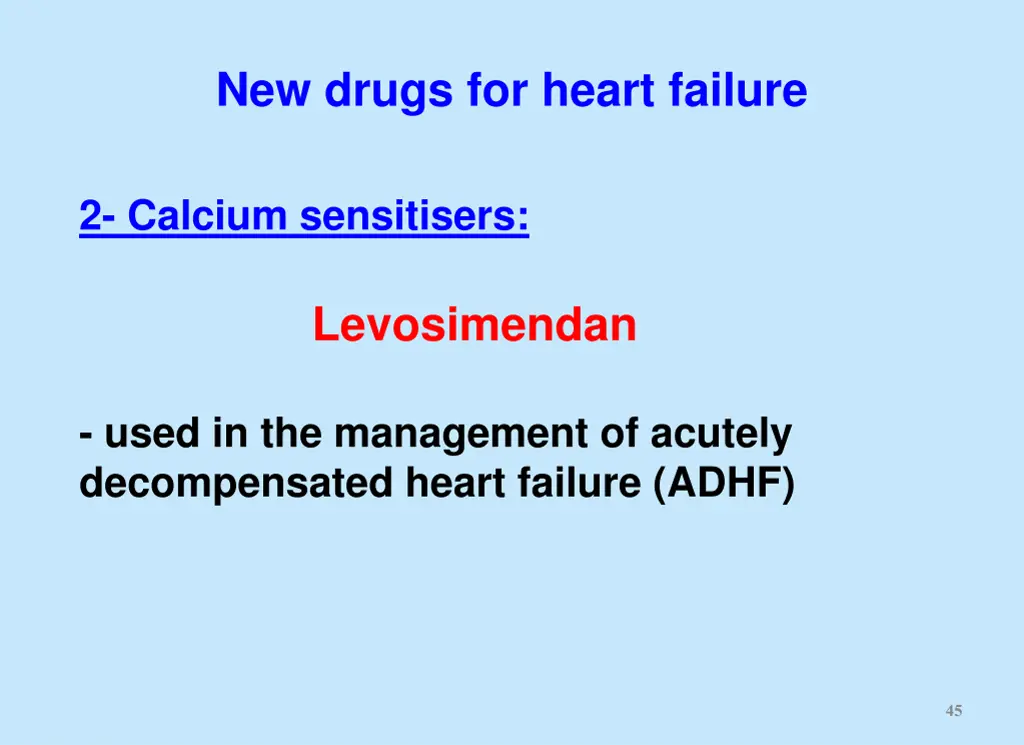 new drugs for heart failure