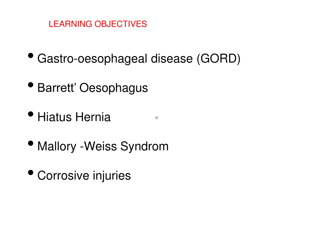 learning objectives
