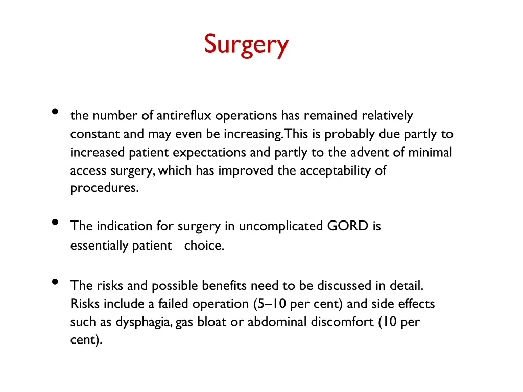 surgery