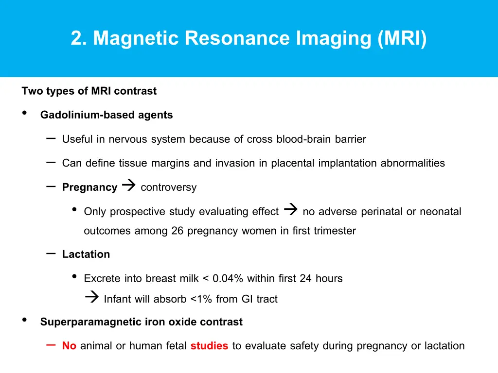 2 magnetic resonance imaging mri 1