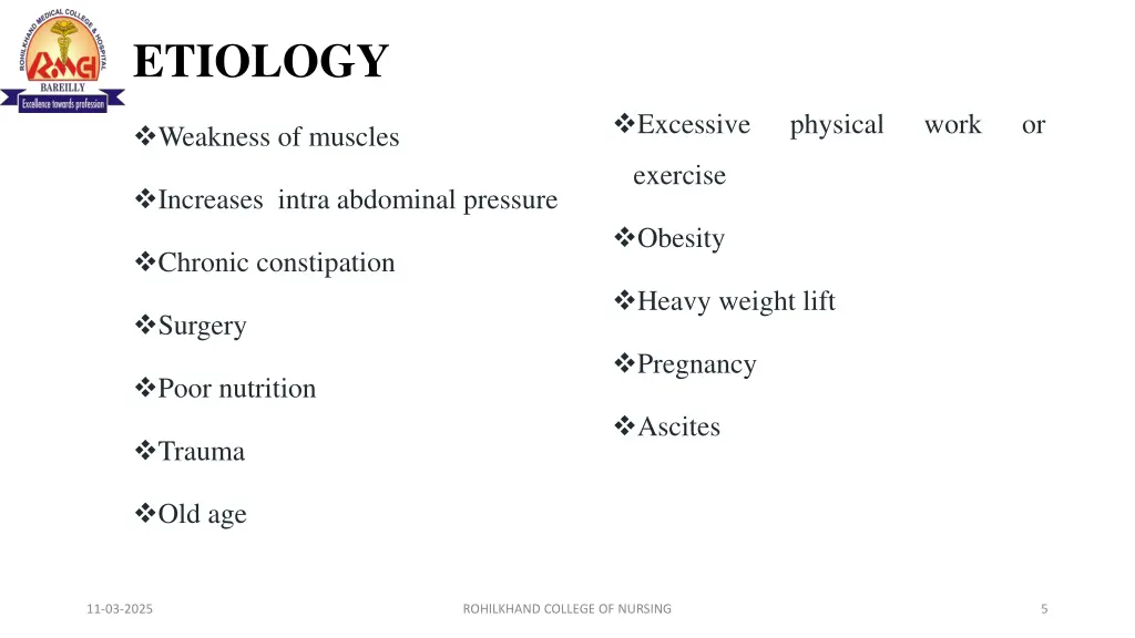 etiology