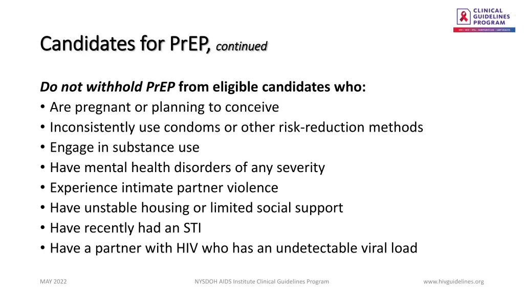 candidates for candidates for prep 2