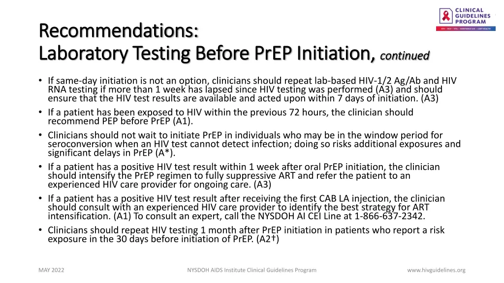 recommendations recommendations laboratory 1