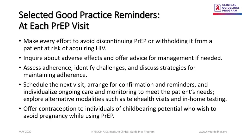 selected good practice reminders selected good 2