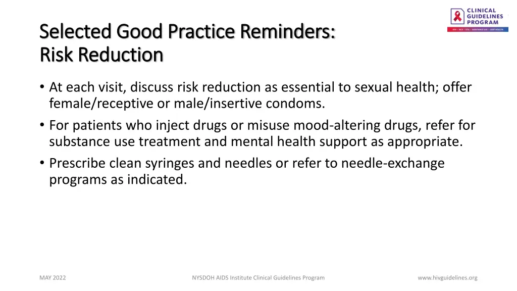 selected good practice reminders selected good 3