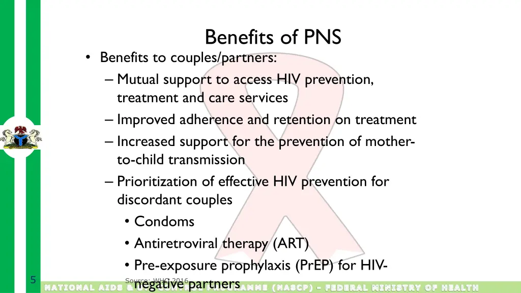 benefits of pns