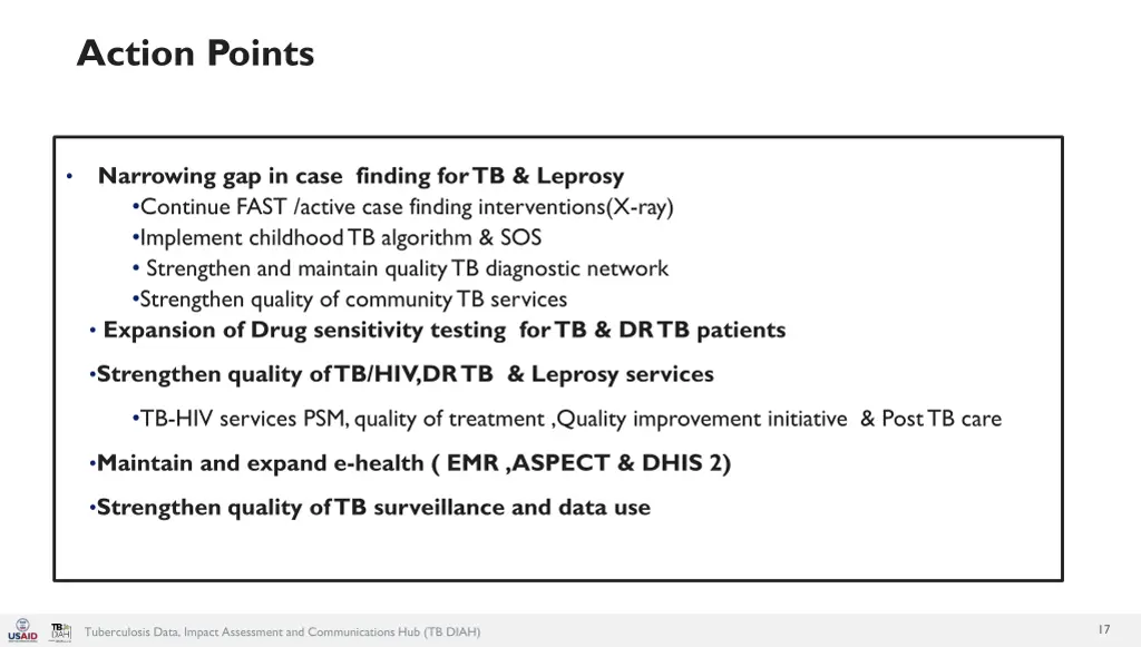 action points