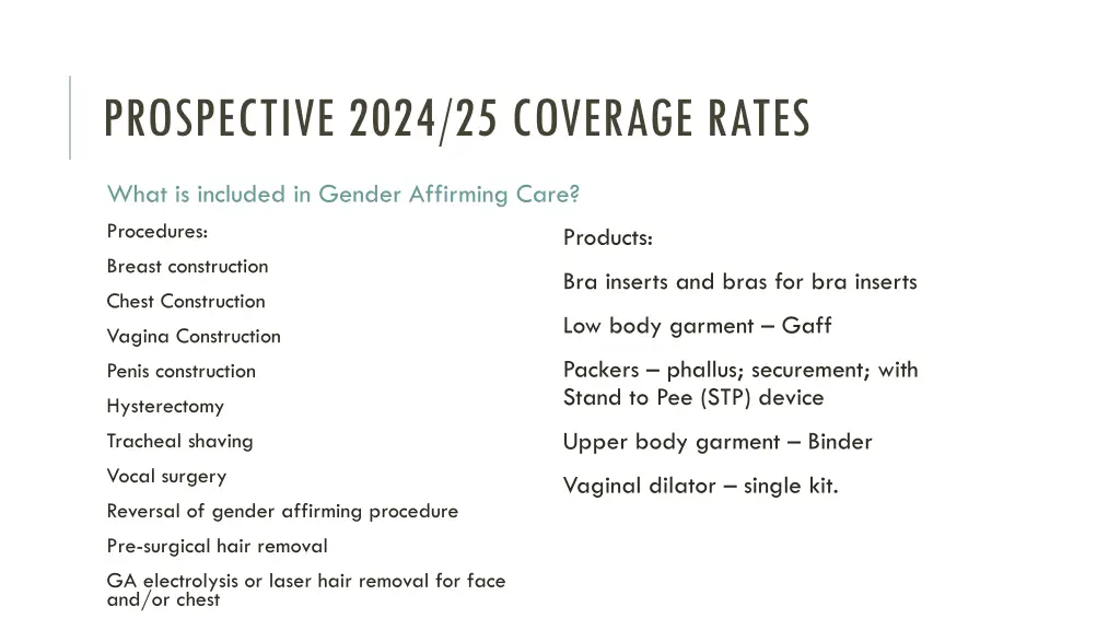 prospective 2024 25 coverage rates 1