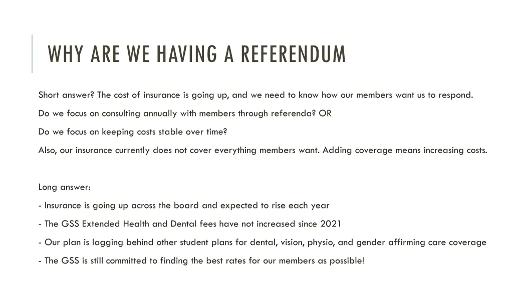 why are we having a referendum