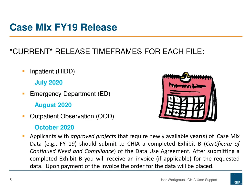 case mix fy19 release